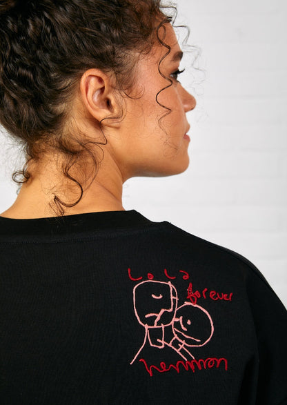 Back Lola & Herman Forever Black TEE