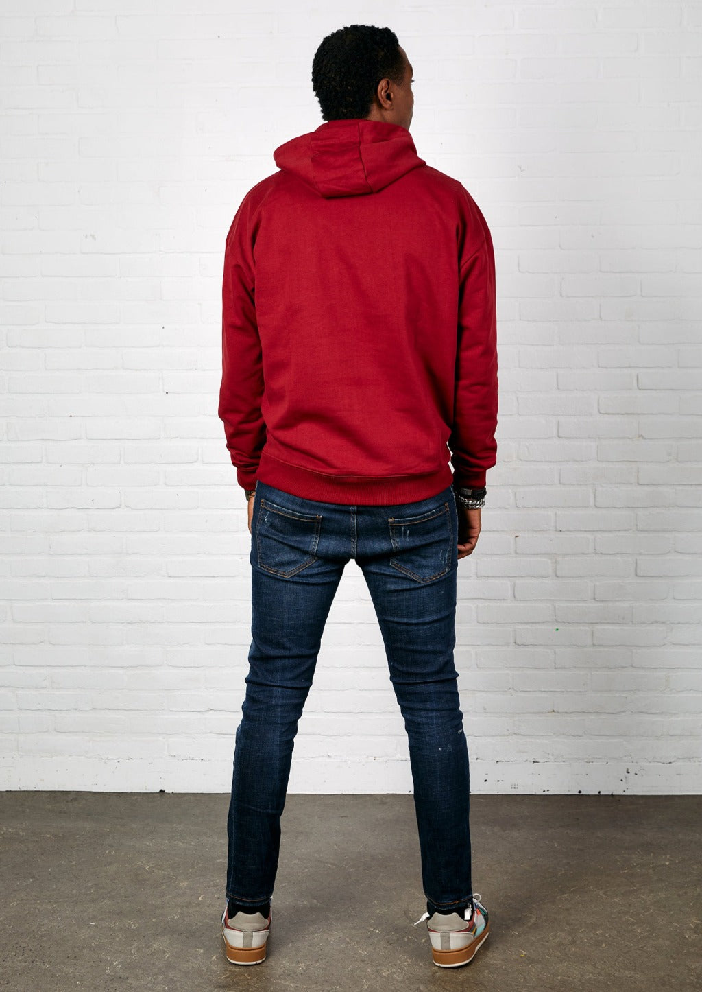 Back hoodie Red