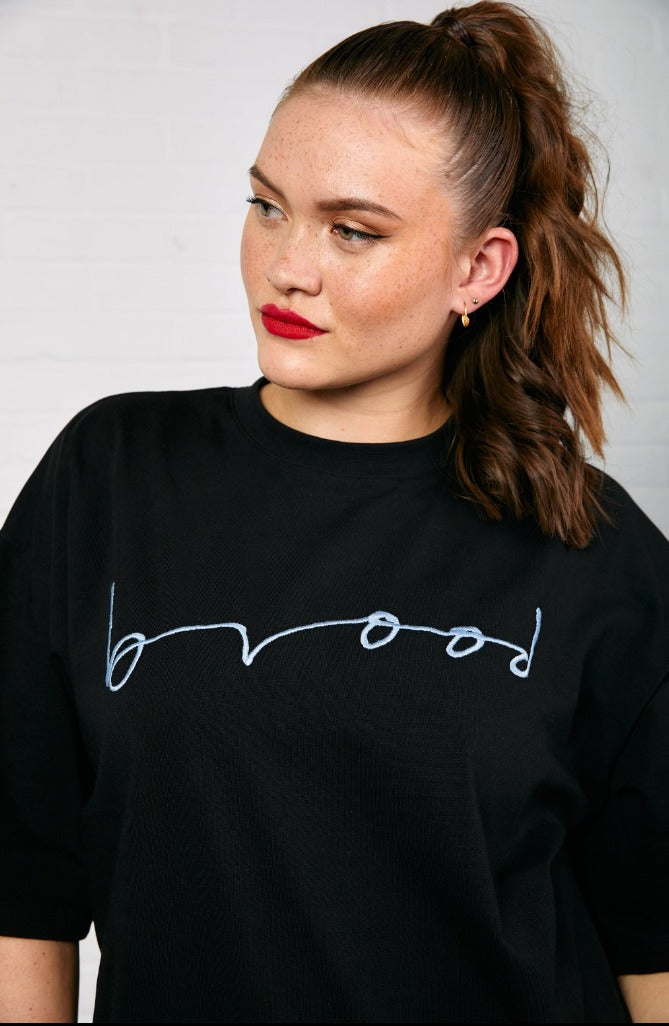 BROOD LOGO BLACK TEE